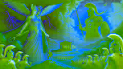 Die Erzählung von Athena und Ares