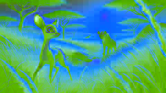 The Clever Gazelle and the Greedy Hyena