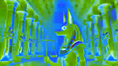 El relato de Anubis y la pesaje del corazón
