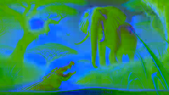 The Story of the Elephant and the Crocodile
