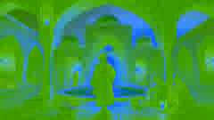 Mullah en el hammam turco