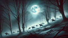 Die Sage von der wilden Jagd.