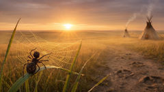 حكاية إكتومي، العنكبوت الخادع