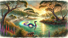 The Story of the Wagyl: The Serpent Creator of the Swan and Canning Rivers