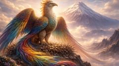Zal y el Simurgh: el príncipe albino criado por un fénix