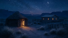 Under a bone-thin moon, a high-desert homestead listens for footsteps that aren’t what they seem.