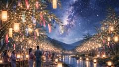 Tanabata: Los amantes estelares que se encuentran una vez al año.