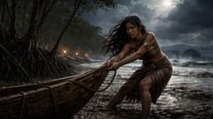 La Balangay de la Doncella Nacida de la Tormenta.