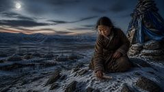The Blue Wolf and the Bone-Flute of Tsagaan Sar