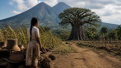 Die Ceiba, die die Asche des Chinchontepec trank