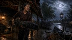 El tambor de la dama Binh en la marea del manglar