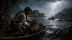 El tamborilero de la ciénaga del Catatumbo