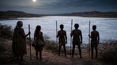 El emú y las estrellas del salar