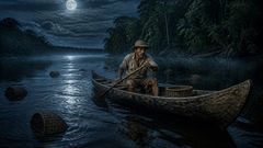 La noche en que Iara robó el reflejo de la luna