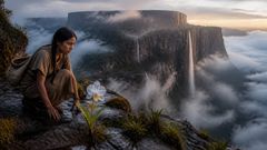 La orquídea que bebió la niebla de Auyán-tepui La orquídea que bebió la niebla de Auyán-tepui