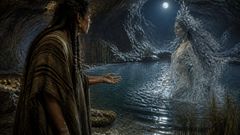 A Noiva de Sal da Lagoa Iluminada pela Lua de Zipa