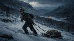 El quemador de alquitrán de Dovrefjell