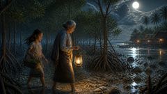O Guardião das Marés da Lua dos Manguezais de Siquijor
