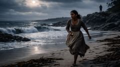 La mujer que recogía la marea vespertina
