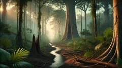 El mito de los espíritus del bosque de los Aché en Paraguay.