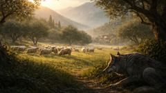 El lobo con piel de oveja: una fábula de la Antigua Grecia