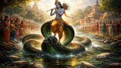 Krishna y la serpiente Kaliya: el niño que bailó sobre un dragón