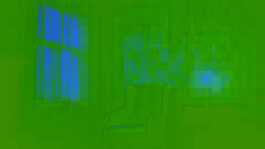 Sombras detrás del papel amarillo