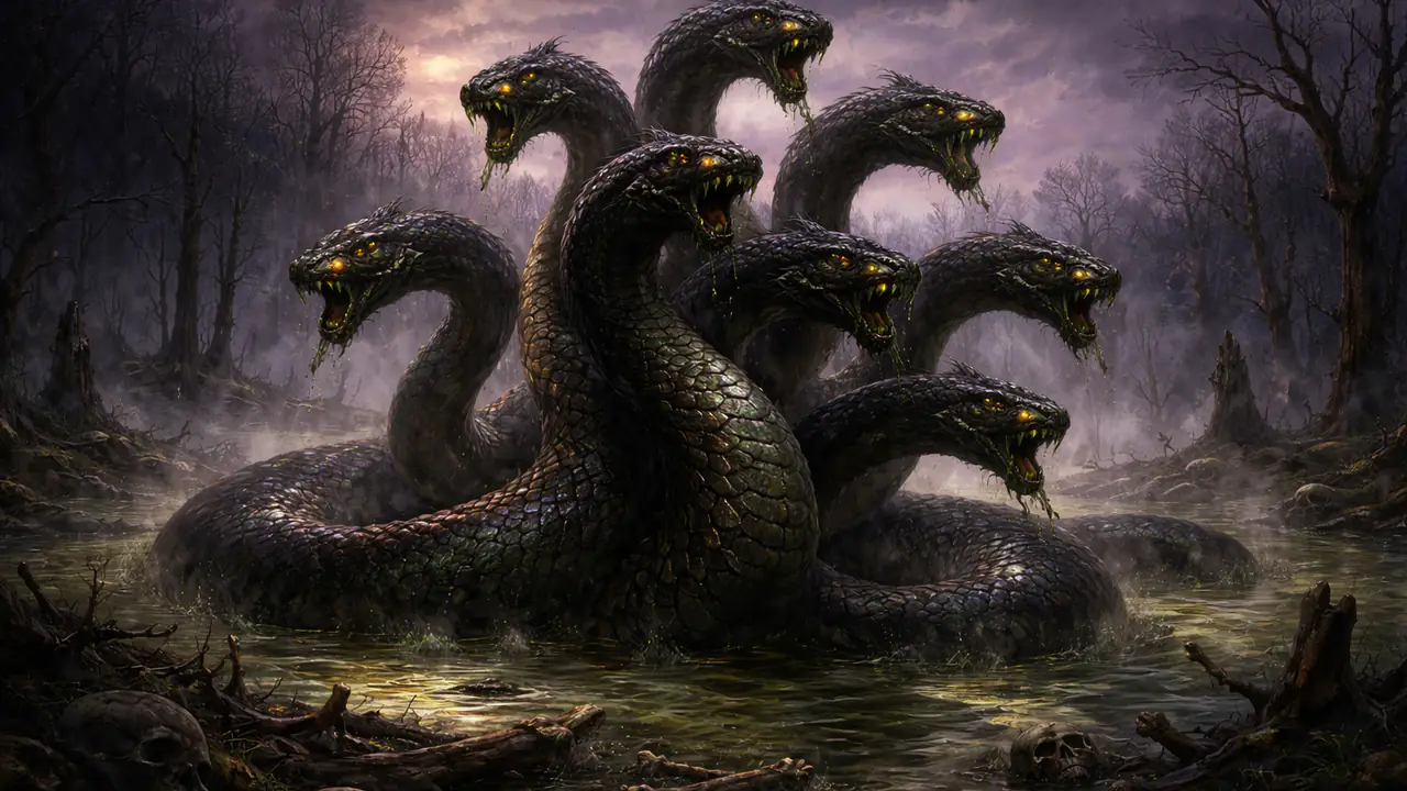 Hercules and the Lernaean Hydra The Second of the Twelve