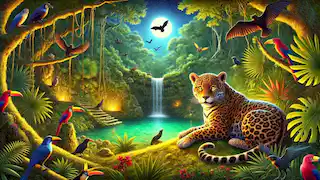 La historia del jaguar y el murciélago
