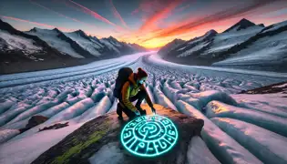 La hechicera del glaciar Aletsch