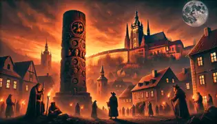 La columna del Diablo en Brno