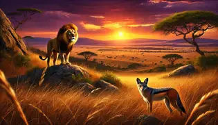 El León y el Astuto Chacal