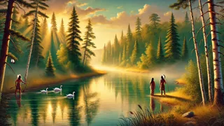 El Canto de Hiawatha: La Leyenda de Hiawatha y Minnehaha