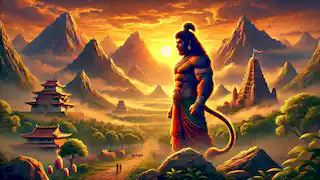 La historia de Hanuman y la hierba Sanjeevani 