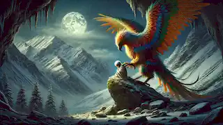 La historia del Simurgh y el bebé Zal