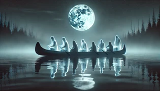 El canoa fantasma de la Bahía de Cabrits