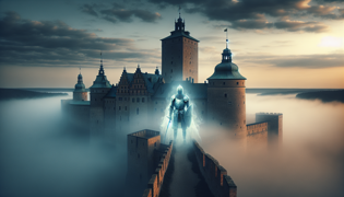 El Caballero Fantasma del Castillo de Kalmar: Vigilancia Eterna en las Murallas