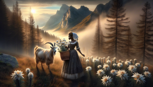 La cabra y la edelweiss: un cuento de pureza y resistencia