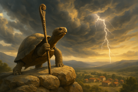 La Tortuga Travesura y el Hacedor de Lluvias