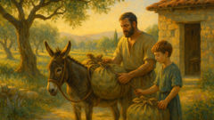 The Man, the Boy, and the Donkey: A Greek Fable of Wisdom and Folly