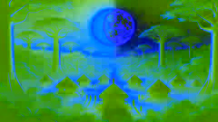 Warum die Sonne und der Mond im Himmel leben: Ein nigerianischer Schöpfungsmythos