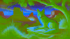 Coyote roba el fuego