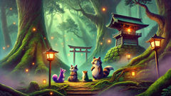Die Legende der drei großen Tanuki Japans