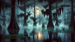 The Legend of the Rougarou: Shadows in the Louisiana Bayou