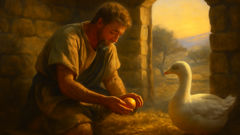 The Goose with the Golden Eggs: A Fable of Greed and Wisdom in Ancient Greece