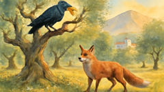 The Fox and the Crow: A Greek Fable of Wit and Wisdom