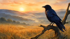 Le récit du corbeau, le créateur farceur.