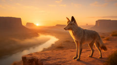 L'histoire des frasques du coyote.