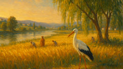 The Farmer and the Stork: A Greek Fable of Company and Consequence