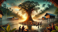 A História do Dayak Batang Garing (Árvore da Vida) A História do Dayak Batang Garing (Árvore da Vida)